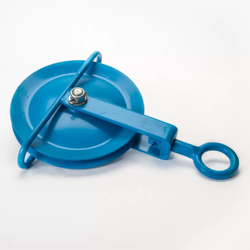 Scaffold Gin Wheel Manufacturer - OEM Q235 Steel 250KG Safety Lifting Pulley