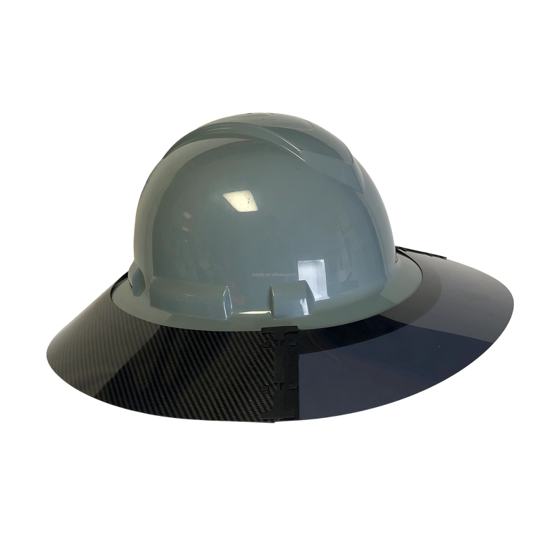 Hard Hat Sun Shield Manufacturer - OEM Cool Grey for Full Brim Style V-GUARD
