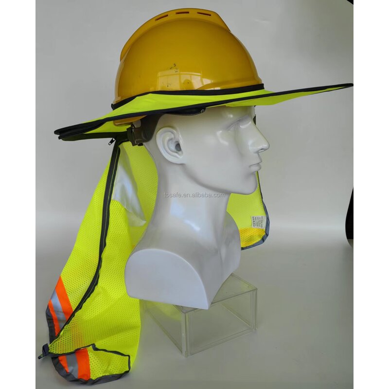 Neck Sun Protector Manufacturer - OEM US Market High Visibility for Hard Hat