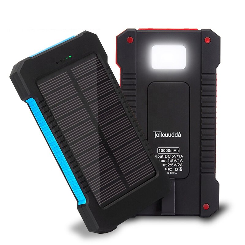 Solar Power Bank Factory - New Design Solar Panel Charging Waterproof
