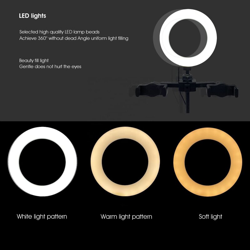 Phone Stand Holder Manufacturer - Adjustable LED Ring Light Stand