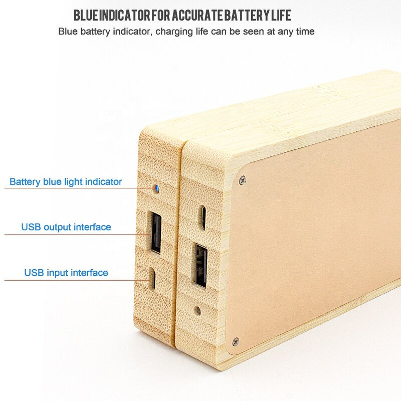 Wood Power Bank Factory - High Quality Laser Engraved Walnut Maple