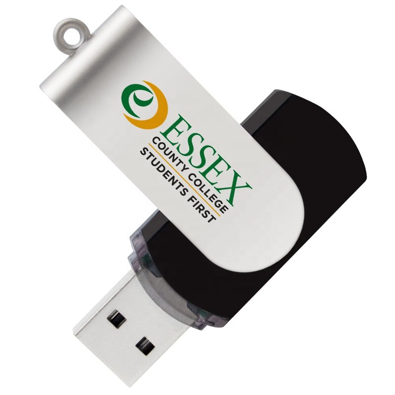 USB Flash Drive Factory - Custom Logo Swivel Metal Pendrive