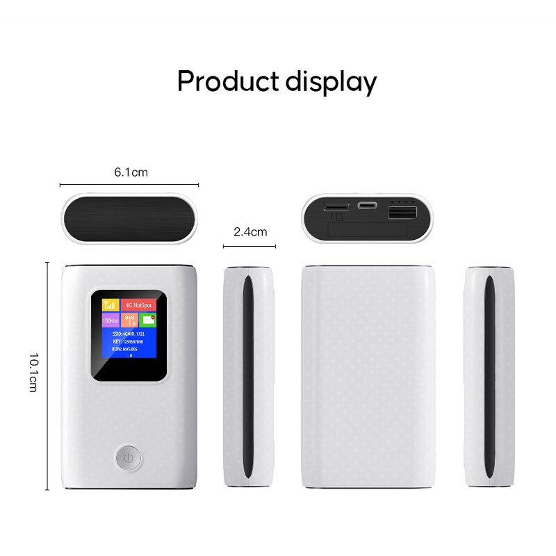 Mobile Wifi Router Manufacturer - 2024 Hot Sales Custom Logo Type-C Port