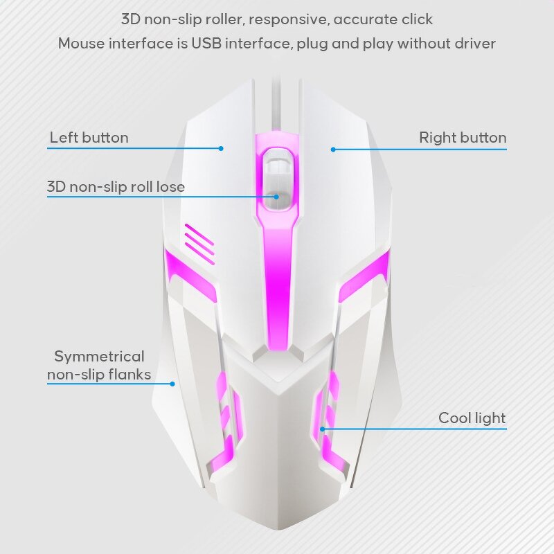 Gaming Keyboard Mouse Combo Factory - Hot Sales G21B LED Wired
