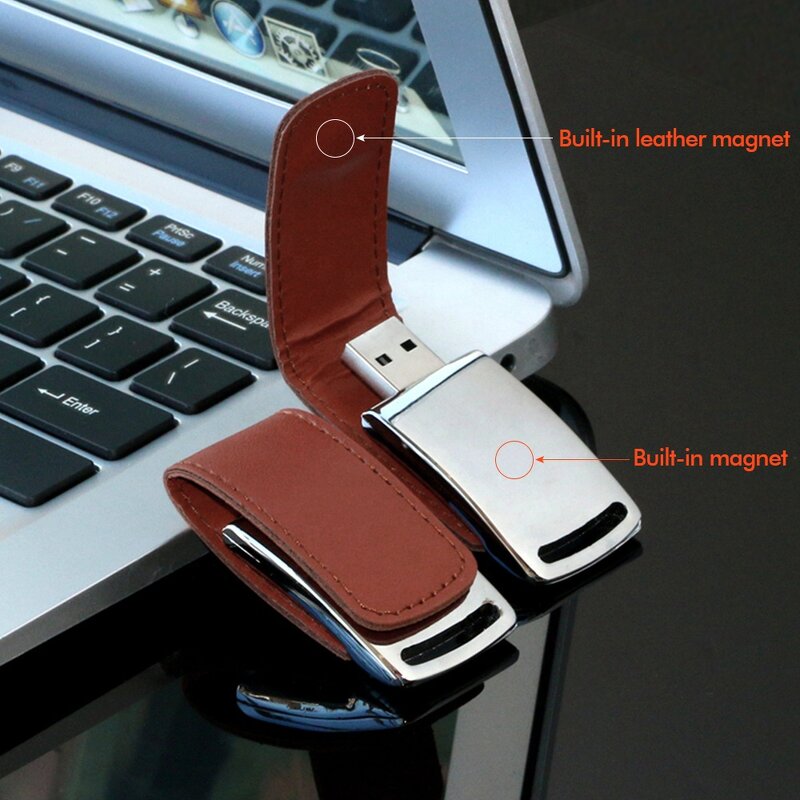 USB Flash Drive Manufacturer - Custom Logo High Speed Metal Leather