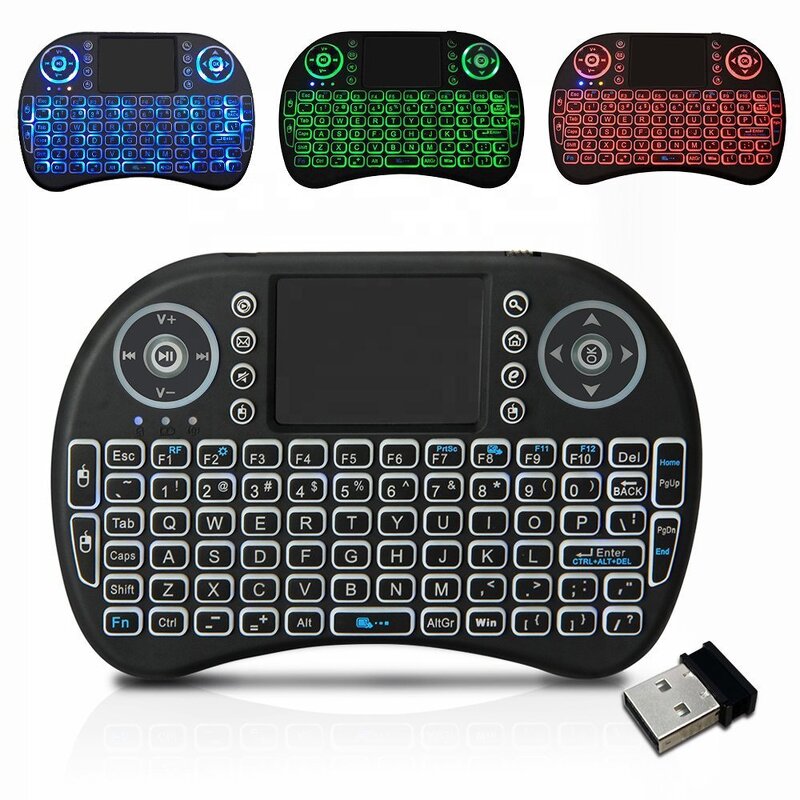 Mini Wireless Keyboard Factory - Hot Selling I8 2.4GHz with Touchpad