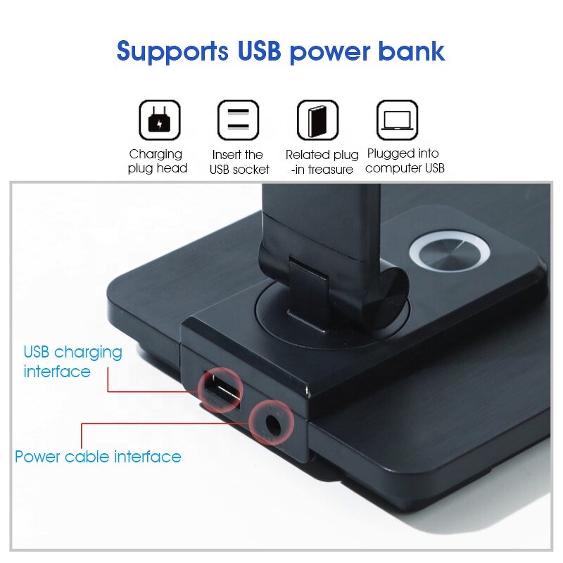 Desk Lamp Wireless Charger Factory - Best Selling 2 in 1 10w Fast
