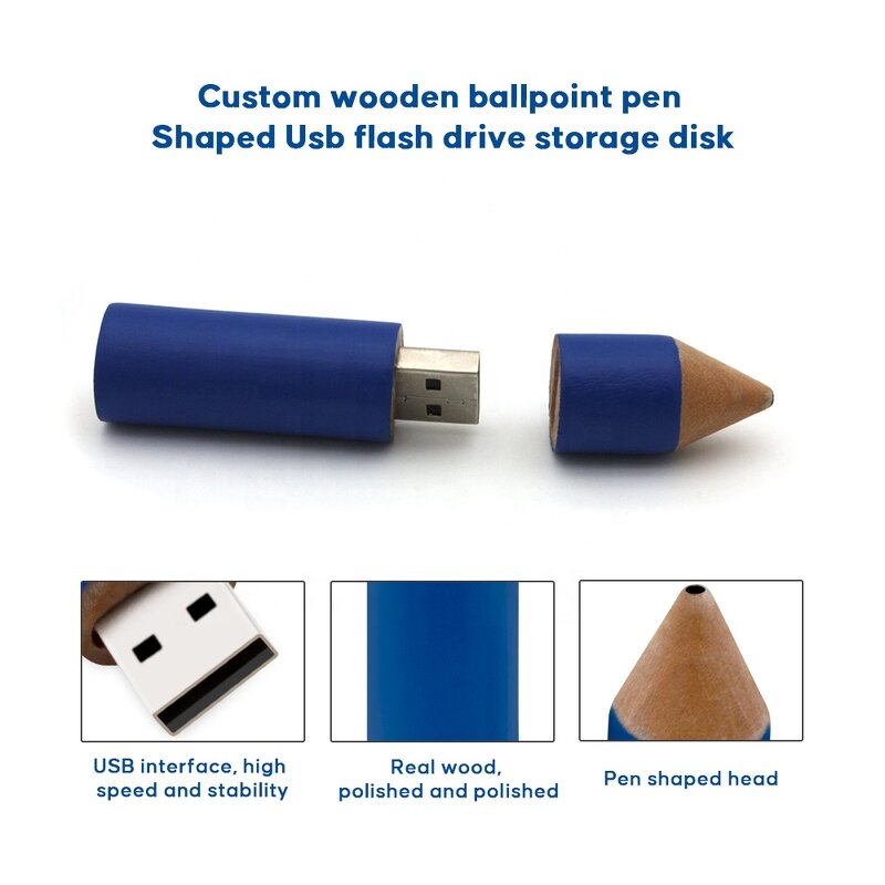 USB Flash Drives Factory - Hot Sales Pencil USB Creative Gift Wholesale