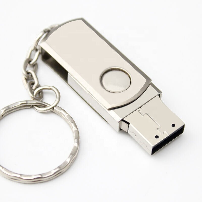 USB Flash Drive Manufacturer - Top Selling Custom Logo Swivel Mental