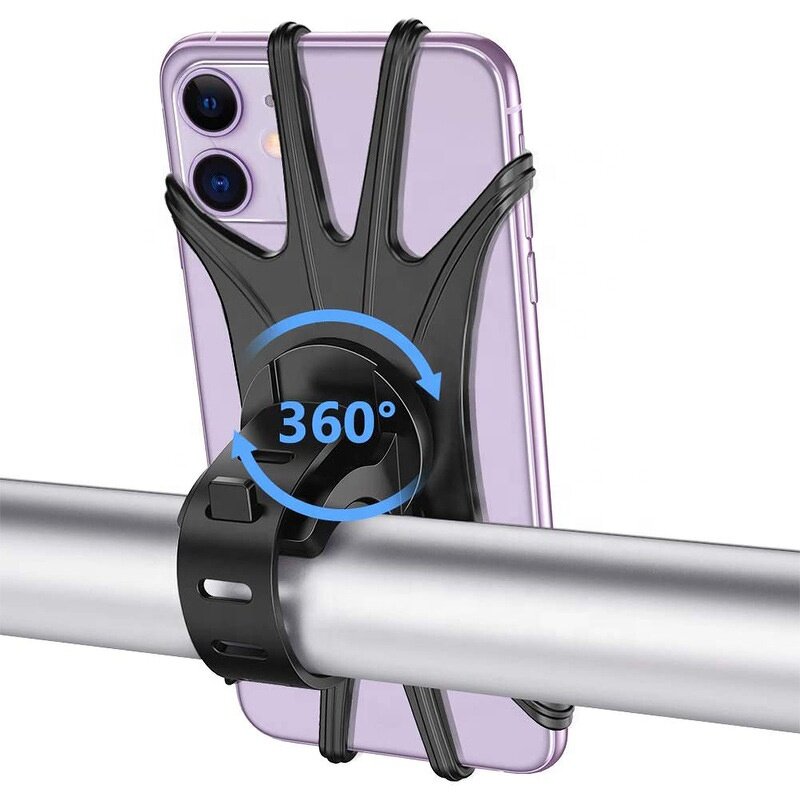Mobile Phone Holder Manufacturer - 360 Degree Rotating Silicone Holder