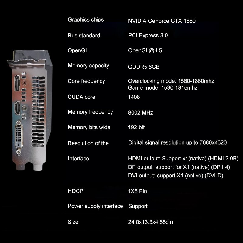 Graphics Card Manufacturer - Hot Selling GTX 1600 Super Gaming Card