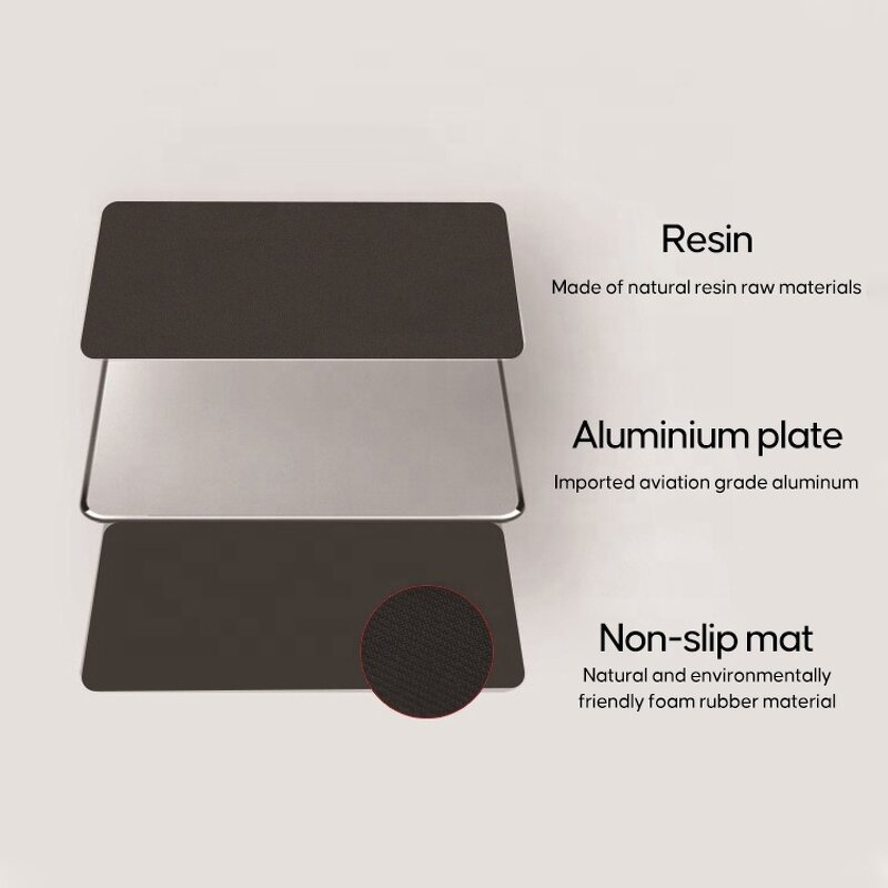 Metal Mouse Pad Factory - Metal Aluminum Hard Smooth Slim Gaming