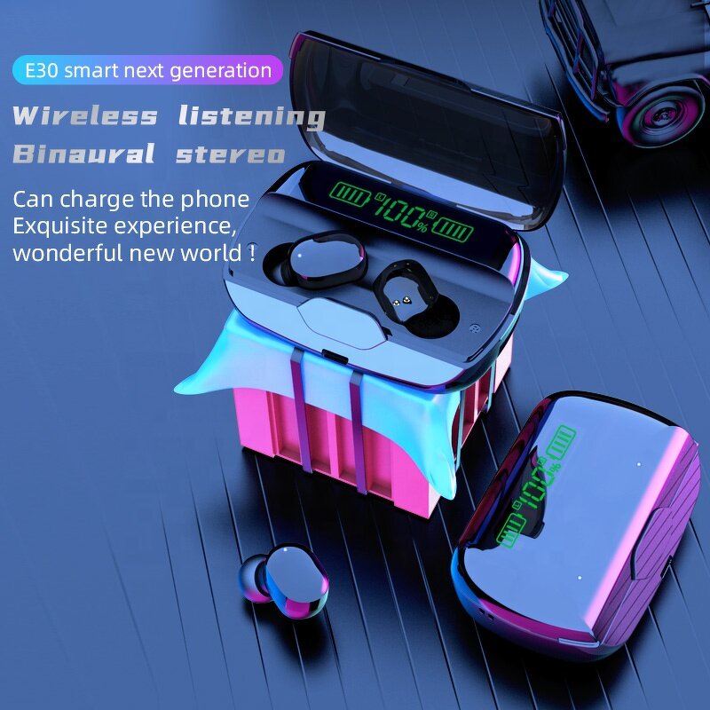 Wireless Earbuds Manufacturer - New Trending E30 Waterproof with Case