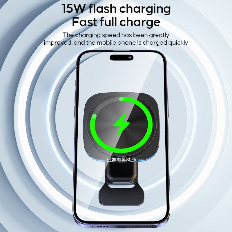 Magnetic Wireless Car Charger Factory - Wholesale Support Custom logo