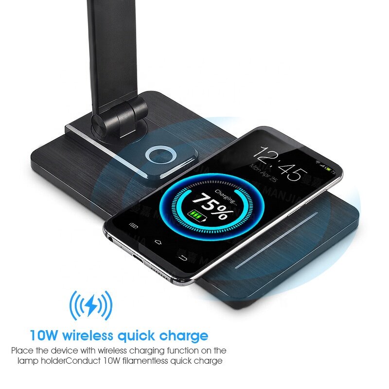 Desk Lamp Wireless Charger Factory - Best Selling 2 in 1 10w Fast