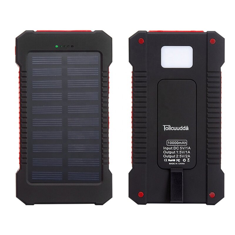 Solar Power Bank Factory - New Design Solar Panel Charging Waterproof