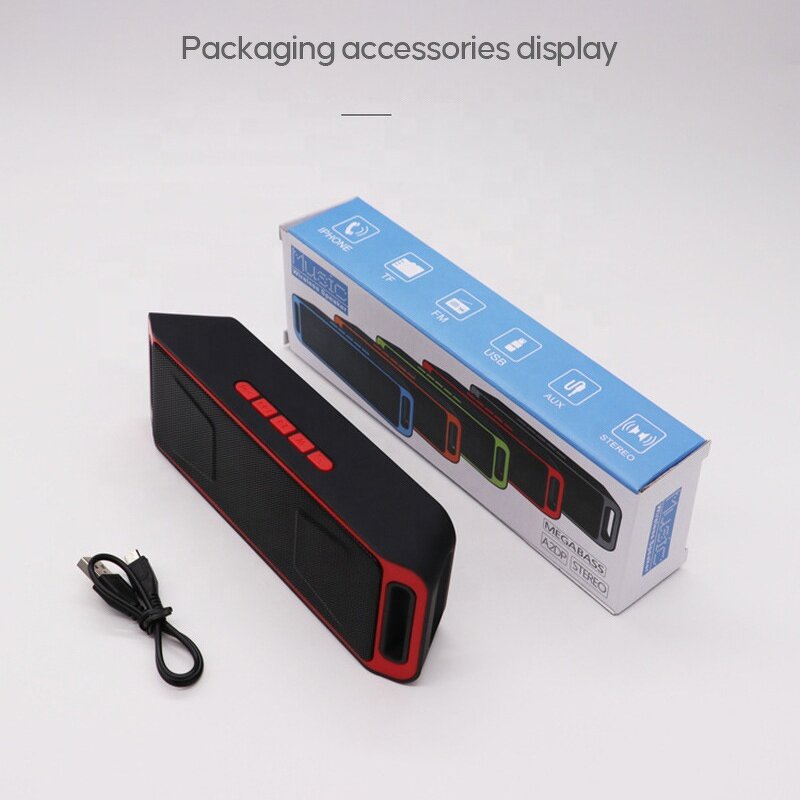 Wireless Speaker Manufacturer - Hot Sales SC208 BT 5.0 Stereo TF USB
