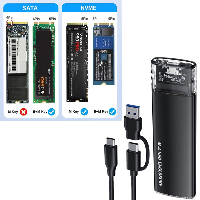 M.2 SSD Manufacturer - New Arrivals NVMe/NGFF USB3.1 Type-C SSD