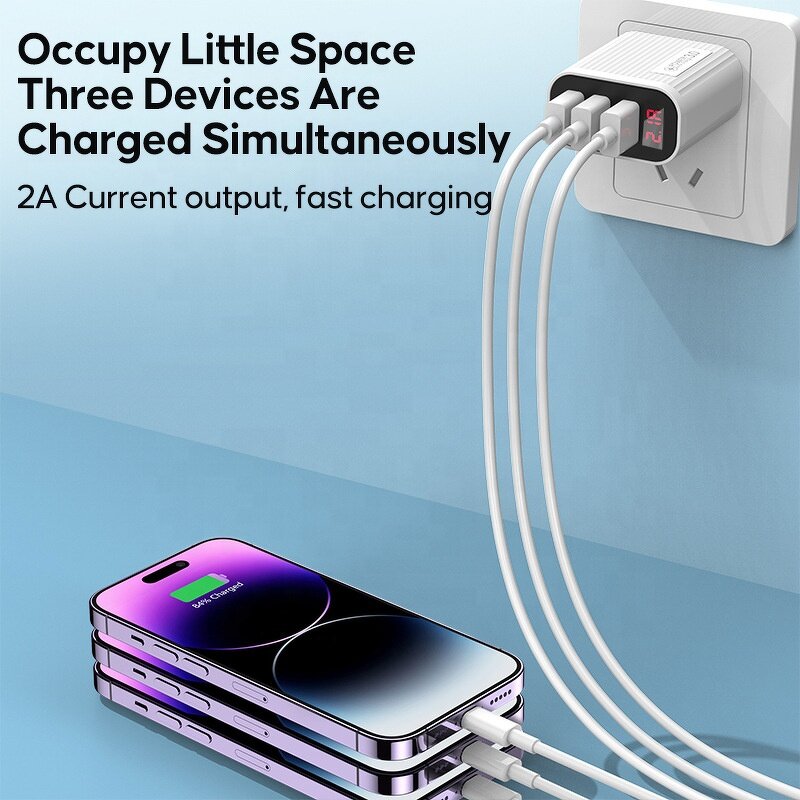 Charger Adapter Factory - Hot Selling Multi-port US EU QC3.0 Fast