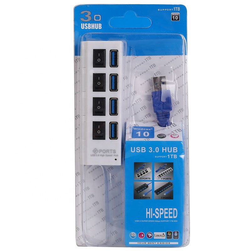 USB Hub Factory - Best Quality Switch Hub 7 Port USB 3.0 Splitter