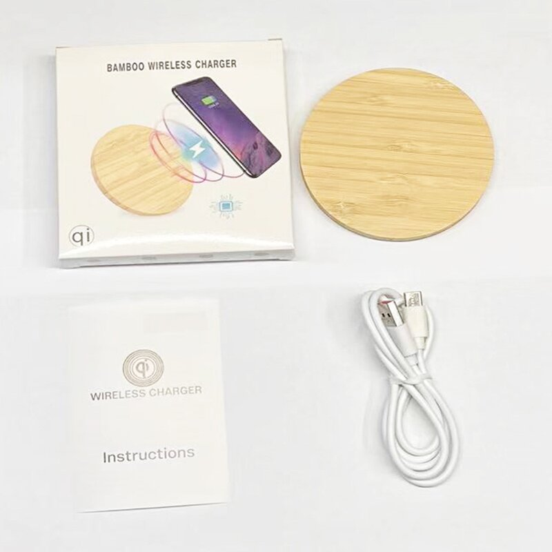 Wireless Fast Charger Manufacturer - Wholesale Price Custom Logo Bamboo