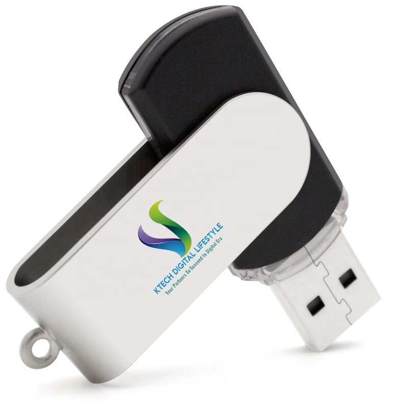 USB Flash Drive Factory - Custom Logo Swivel Metal Pendrive
