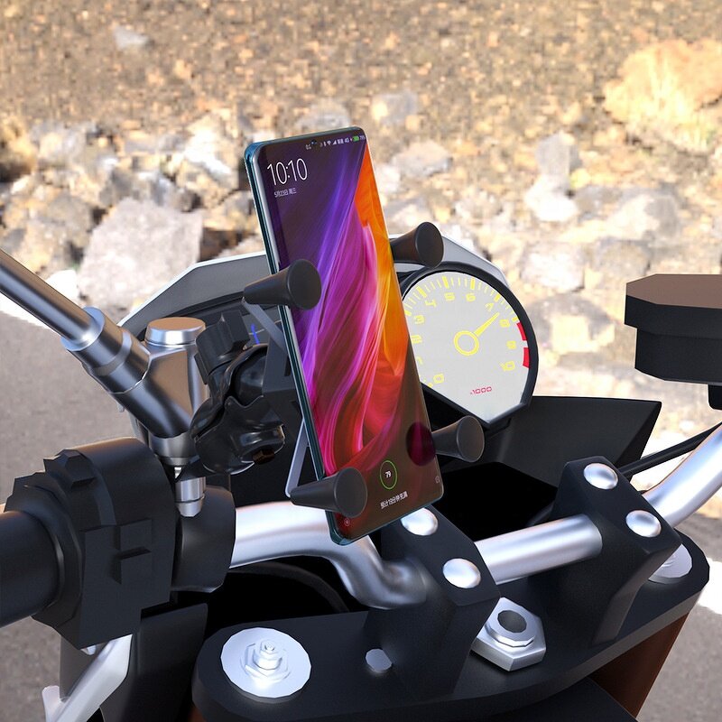 Motorcycle Phone Holder Manufacturer - New Design with USB Charger
