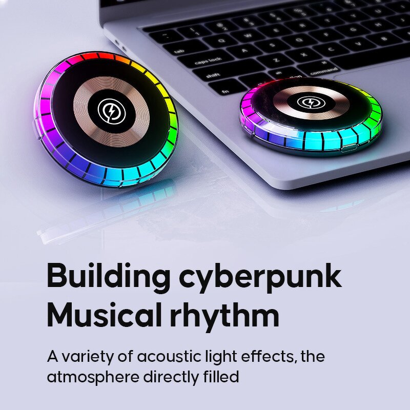 Magnetic Wireless Charger Manufacturer - Hot Sell New Car Charger with Light