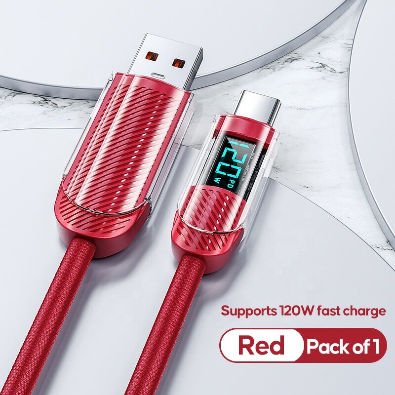 USB to Type-C Cable Manufacturer - New Design 120W Super Fast Charging
