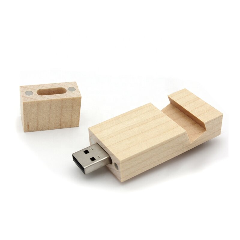 USB Flash Drive Manufacturer - Wood Custom Logo Pendrive Laser Print