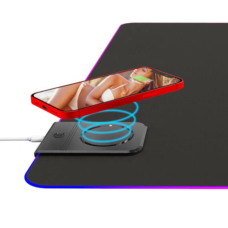 RGB Mouse Pad Factory - Top Selling Custom Logo Gaming 10W Charging
