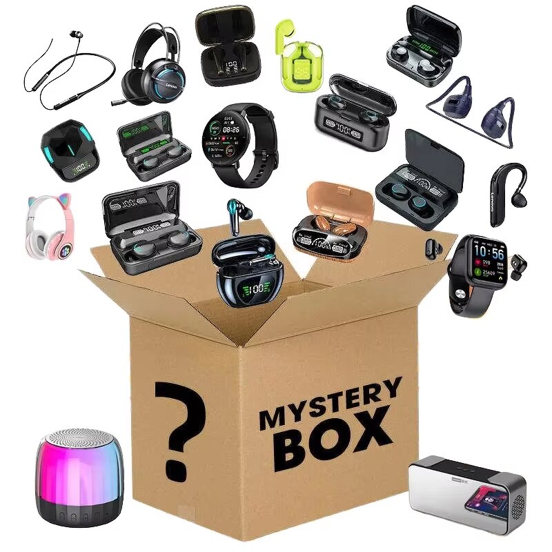 Mystery Box Manufacturer - OEM Electronics Mystery Box with Smart Watch Earplug