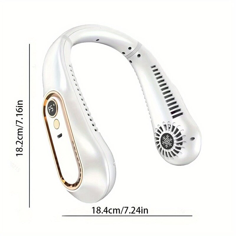 USB Neck Fan Manufacturer - OEM Custom Small Mini Smart LED Light Rechargeable