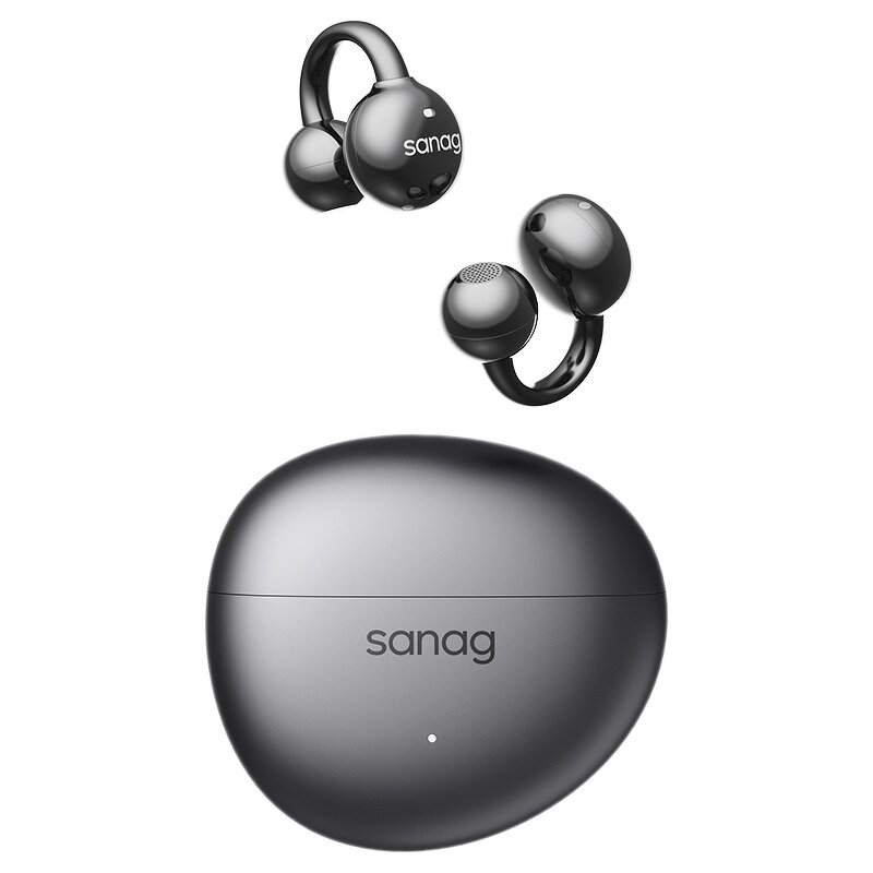 True Wireless Earbuds Manufacturer - OEM SanagZ60 2025 AI Open-Ear Noise-Cancelling