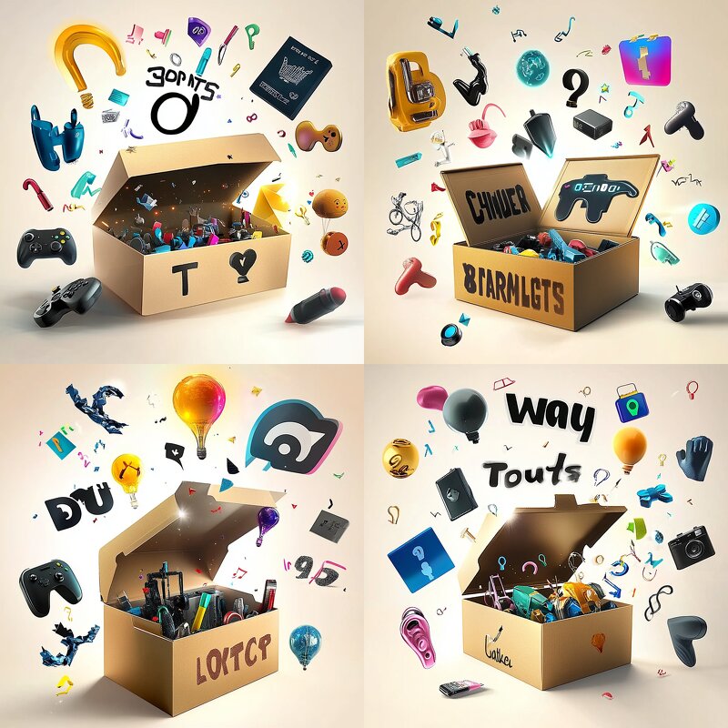 Mystery Box Manufacturer - OEM Electronics Mystery Box with Smart Watch Earplug