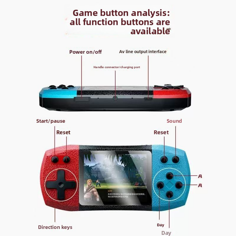 Retro Game Console Manufacturer - OEM High Quality 3 Inch Horizontal Color Screen Wi-Fi