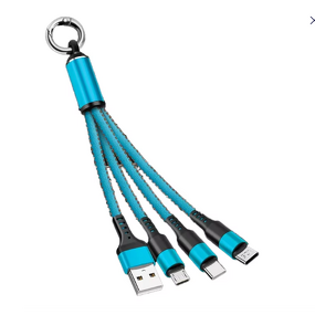 USB Charging Cable Manufacturer - OEM Durable 3-in-1 Fast Universal Nylon Jacket Braid
