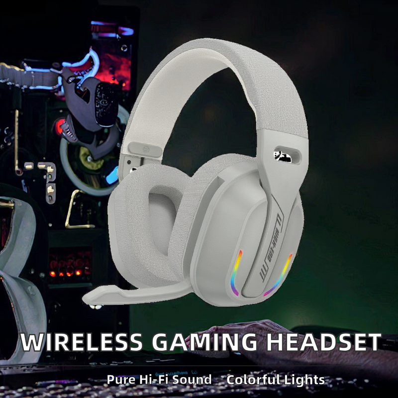 Wireless Gaming Headphone Manufacturer - OEM 2.4G Low Latency Over-Ear Dynamic Driver