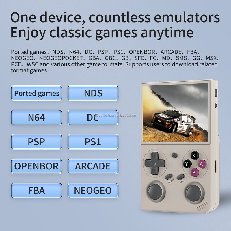 Handheld Game Console Manufacturer - OEM QBUY J G350 3.5 Inch Wi-Fi 1280x720 Games