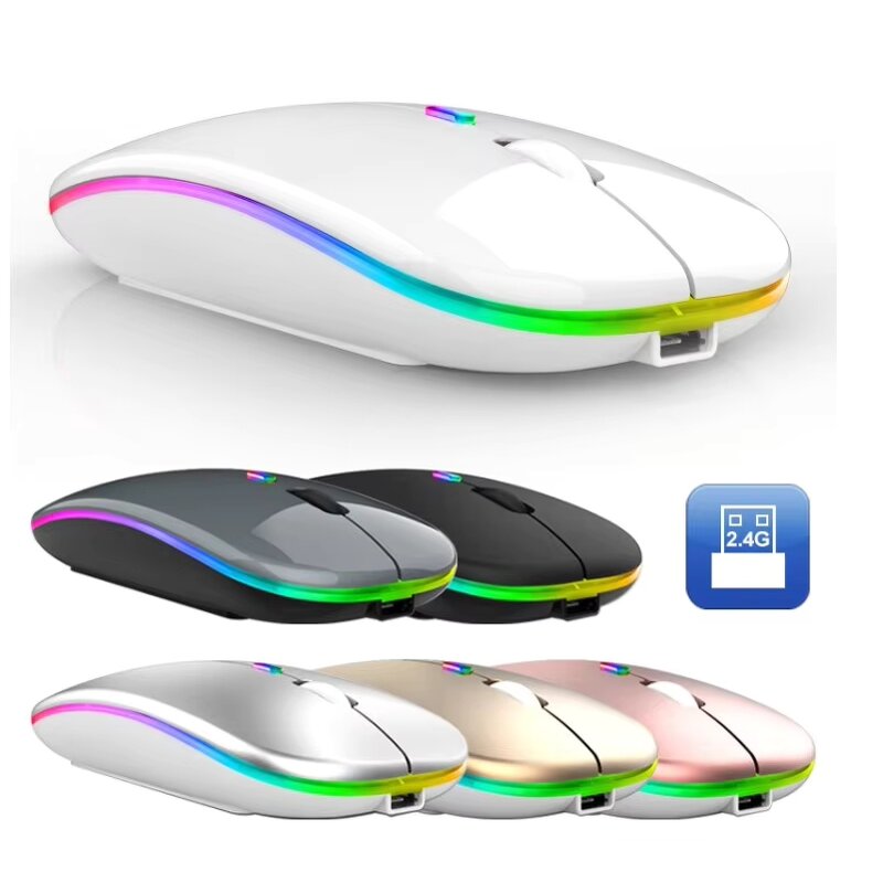 Gaming Mouse Manufacturer - OEM Mute Rechargeable RGB USB Mini Waterproof Wireless
