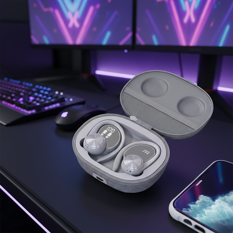 Wireless Earbuds Manufacturer - OEM J92 JL Chipset Digital Display Waterproof Gaming