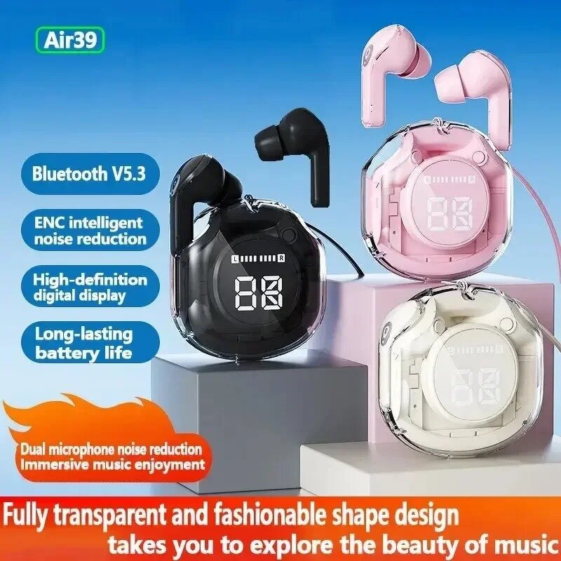 Gaming Headset Manufacturer - OEM Air39 Transparent ENC Noise Reduction 5.3