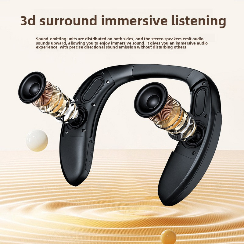 Neck Speaker Manufacturer - OEM Neck-mounted Wireless 5.4 Open-air Portable Subwoofer