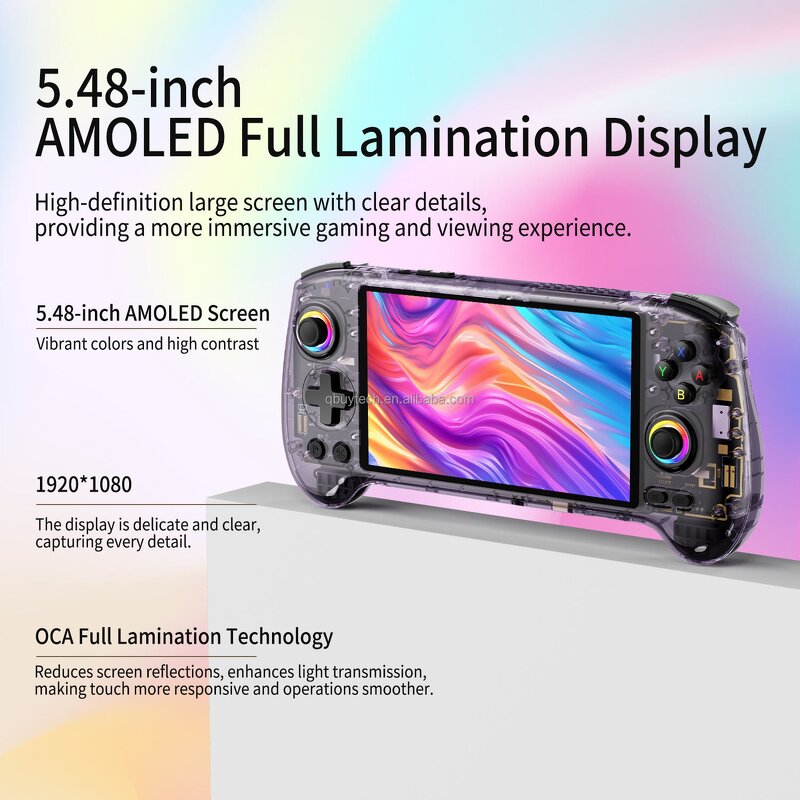 Android Gaming Console Manufacturer - OEM RG557 Dimensity 8300 OLED HD Screen 256GB