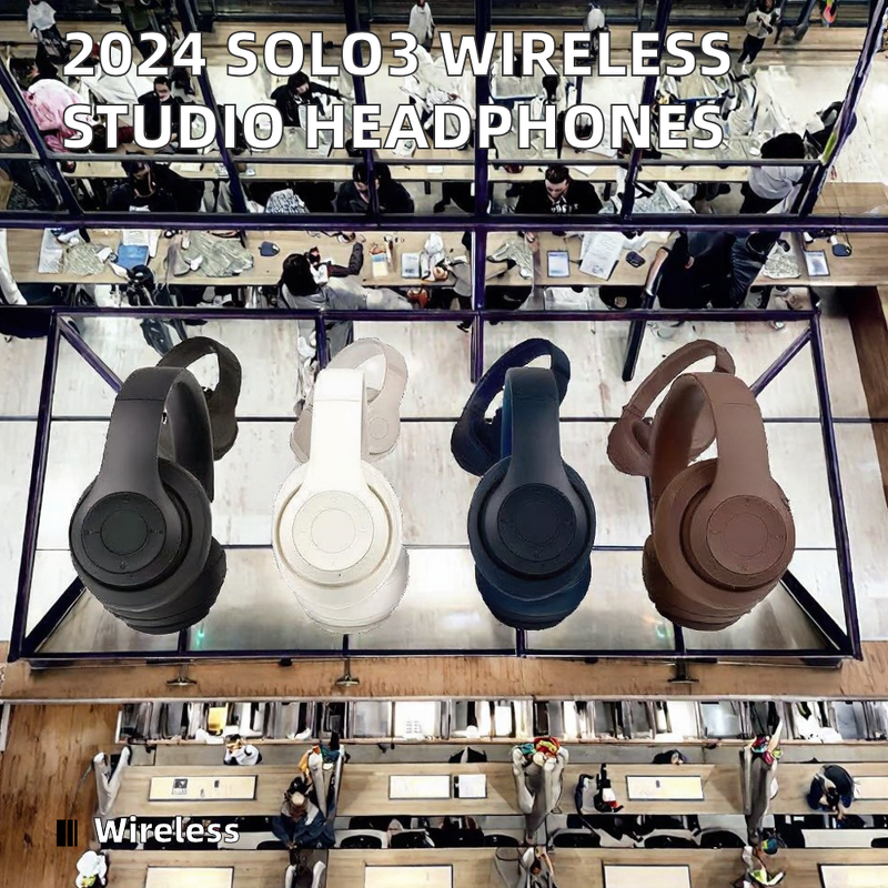Wireless Headphones Manufacturer - OEM 2025 Solo3 Type-C 5.1 On-Ear Over-Ear