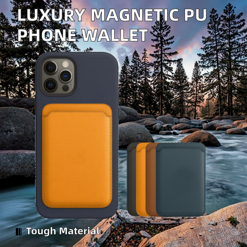 Phone Wallet Case Manufacturer - OEM Luxury Magnetic PU Card Holder Secure
