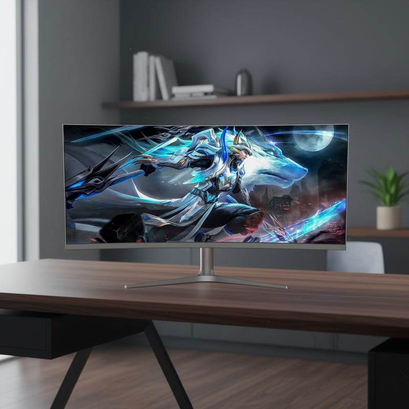 Curved Gaming Monitor Manufacturer - OEM 38 Inch VA Panel 144Hz 100% SRGB