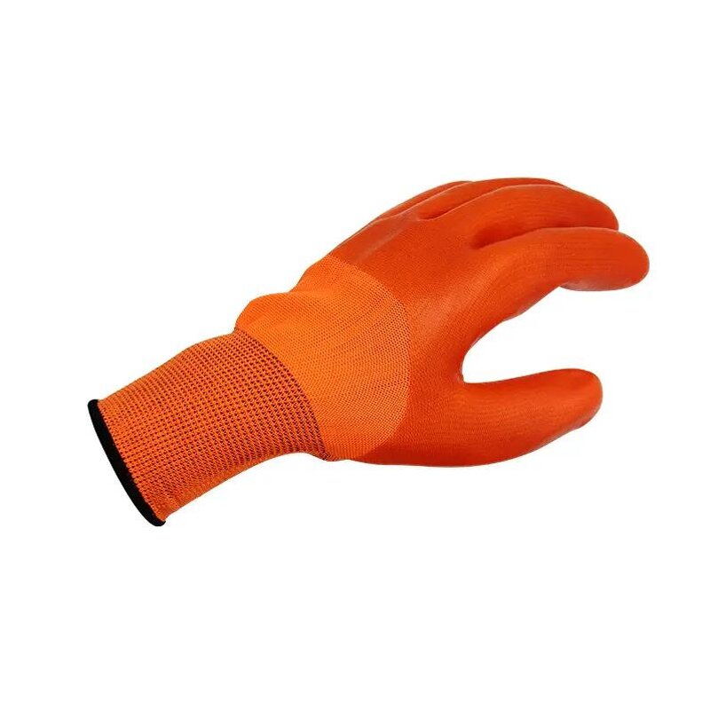 Construction Work Gloves Factory - Wholesale Blue Dotted PVC Gloves
