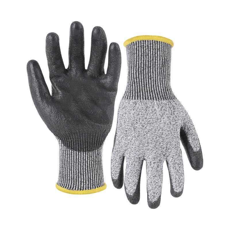 Safety Gloves Manufacturer - 13 Gauge Cut Resistant Shell PU Coated